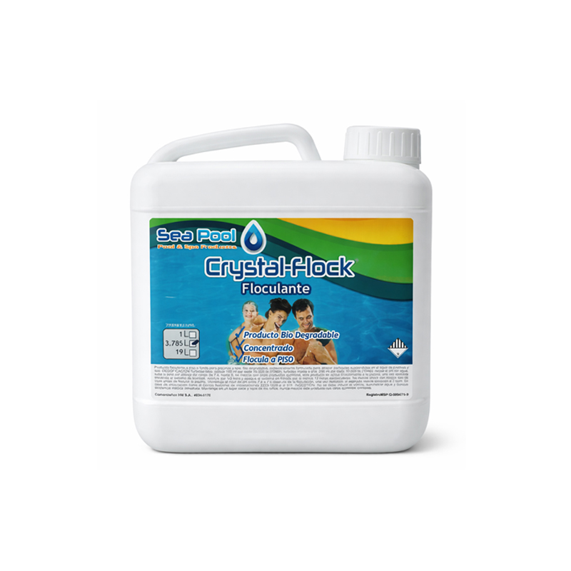 HIDRO FLOCK 1 GALON CLARIFICADOR PISCINAS Y SPA *SEA POOL*