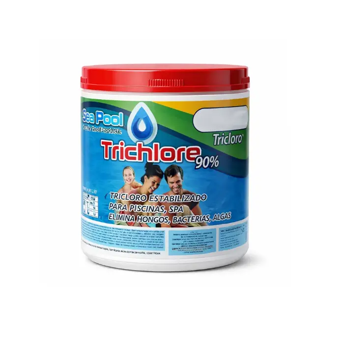TRICHLORE PLUS 90%, 1 KG TABLETAS PARA PISCINAS Y SPA *SEA POOL*