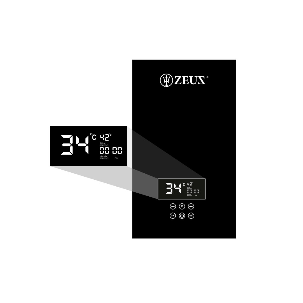 CALENTADOR ELECTRICO INDUCCIÓN ZEUZ, 220V, 12 000 W, MODELO: ZK120