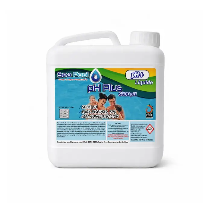 PH PLUS LIQUIDO 1 GALON SUBE PH PARA PISCINAS Y SPA *SEA POOL*