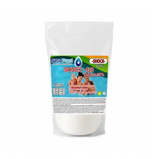 [31003243] DICLORO 60% 1 KG ESTABILIZADO SHOCK PISCINAS *SEA POOL*