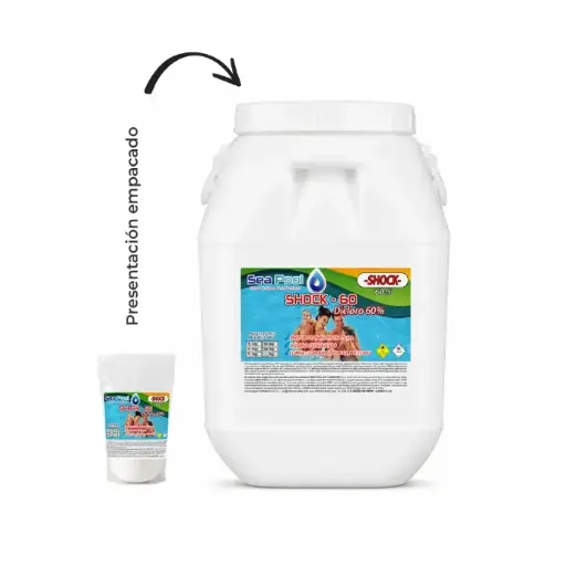 [31003299] DICLORO 60% 50 KG ESTABILIZADO SHOCK PISCINAS  EMPACADO UNID *SEA POOL*