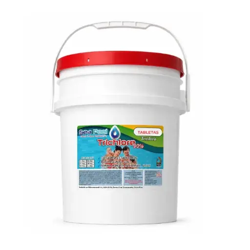 [3100337] TRICHLORE PLUS 90%, 20 KG TABLETAS PARA PISCINAS Y SPA (100 TAB) *SEA POOL*